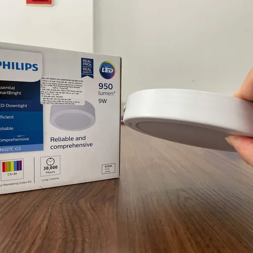 🌟 Ánh Sáng Vượt Thời Đại: Khám phá Đèn Downlight Ốp Trần Lắp Nổi LED Philips DN027C 9W – Nâng Tầm Không Gian Sống!