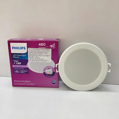 Khám phá Ánh sáng Tinh hoa: Đèn downlight âm trần Led Philips Meson IO 59445 D90 7W – Chạm đến Sự hoàn hảo của không gian sống.
