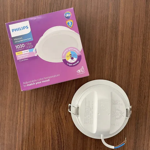 Khám phá Đèn Downlight âm trần đổi màu LED Philips Meson SSW D125: Ánh sáng định hình mọi không gian sống đẳng cấp
