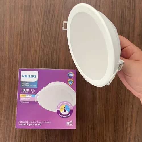 Khám phá Đèn Downlight âm trần đổi màu LED Philips Meson SSW D125: Ánh sáng định hình mọi không gian sống đẳng cấp