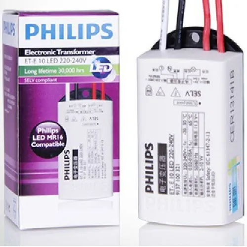 Biến thế/bộ nguồn/ballast điện tử đèn Led Philips 12V ET-E10 dùng cho bóng MR16