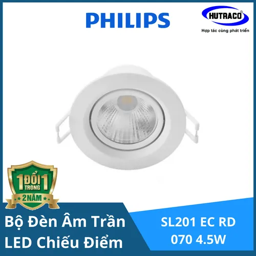 Bộ đèn downlight âm trần chiếu điểm LED Philips SL201 EC RD 070 4.5W