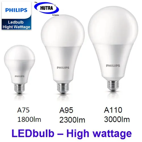 Bóng đèn Led Bulb Philips hiệu suất cao 24W-200W/3000Lm/6500K