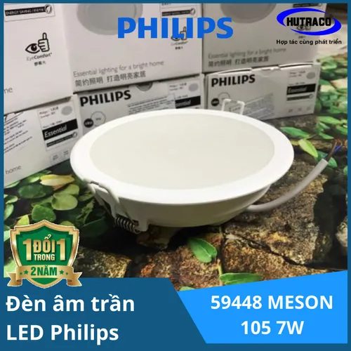 Đèn downlight âm trần LED Philips 59448 MESON 105 7W