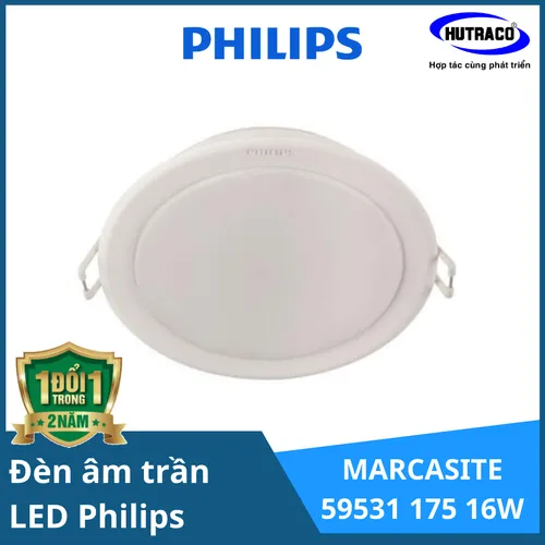 Bộ đèn downlight âm trần LED Philips 59531 MARCASITE 175 16W