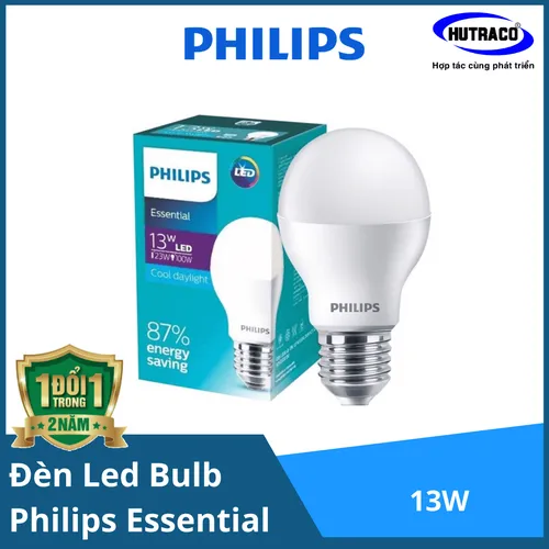 Bóng đèn Led Bulb Philips Essential ESS LED Bulb 13W E27 A60