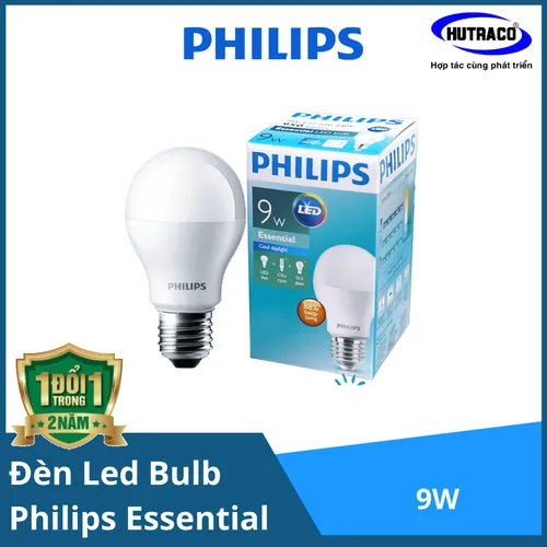 Bóng Led Bulb Philips Essential ESS LED Bulb 9W E27 A60