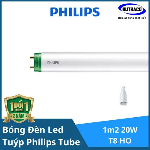 2 Bóng đèn tuýp Philips Ecofit HO LEDtube 1m2 20W T8