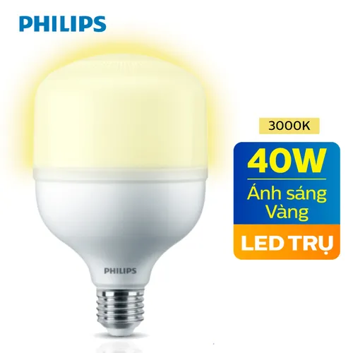 COMBO 6 Bóng đèn Led Bulb Hi-lumen Philips TForce Core HB 40W E27 hiệu suất cao