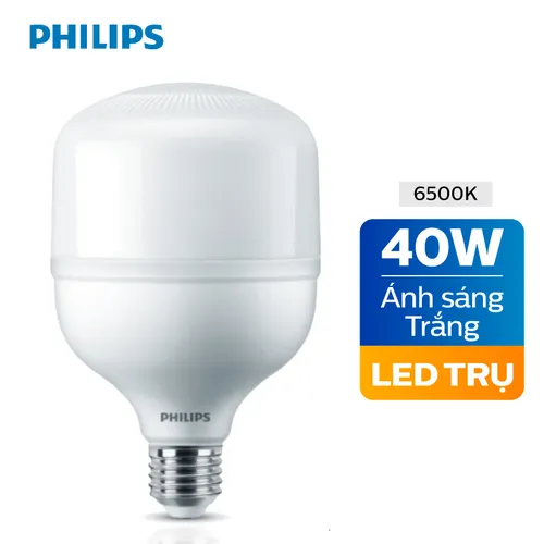 COMBO 6 Bóng đèn Led Bulb Hi-lumen Philips TForce Core HB 40W E27 hiệu suất cao