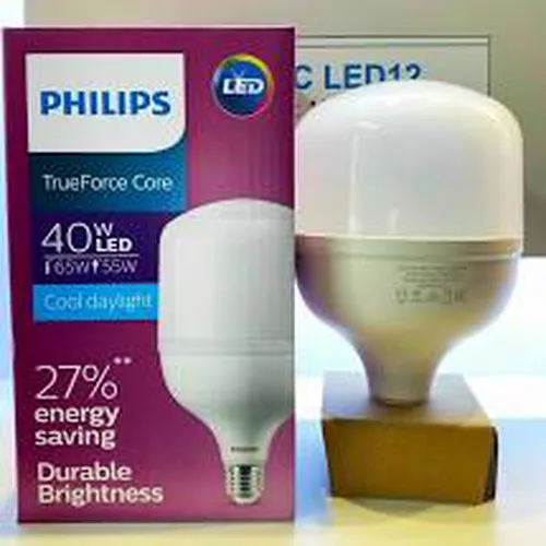 COMBO 6 Bóng đèn Led Bulb Hi-lumen Philips TForce Core HB 40W E27 hiệu suất cao