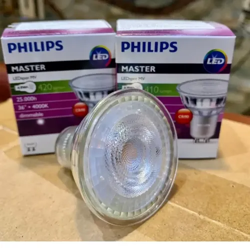 Trải nghiệm không gian ấm cúng với bóng đèn chiếu điểm Spotlight  Philips Master LED 4.9-50W GU10 930 36D Dim