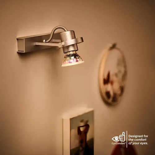 Trải nghiệm không gian ấm cúng với bóng đèn chiếu điểm Spotlight  Philips Master LED 4.9-50W GU10 930 36D Dim