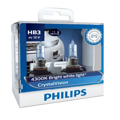  HB3 9005 CV-Bóng đèn xe hơi/ xe ô tô Halogen Philips CRYSTAL VISION HB3 9005 CV 12V 60W ánh sáng 4300K 