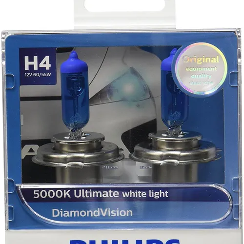  H4 12342 -Bóng đèn pha ô tô Philips Halogen H4 12342 DV 12V 60/55W PGJ19-2 S2 ánh sáng trắng, độ sáng 5000K