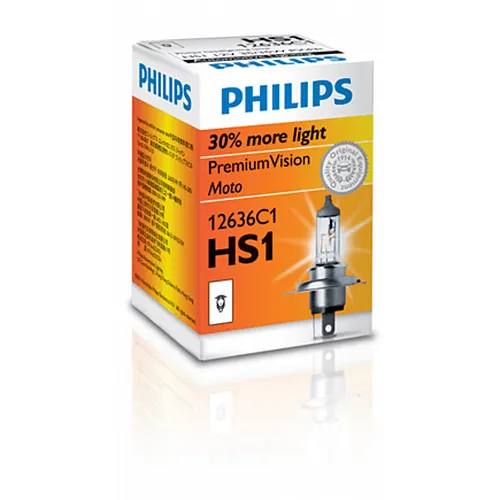 HS1 12636-Bóng đèn xe hơi/ xe ô tô Halogen Philips City Vision HS1 12636 CTV 12V 55W ánh sáng 4300K