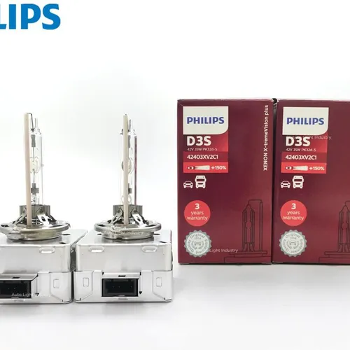 D3S 42403 + 150% - Bóng đèn pha xe ôtô xe hơi Xenon Philips D3S 42403 XV2 85V 35W P32D-2 C1 tăng sáng 150%, sáng vàng tiêu chuẩn 4800K