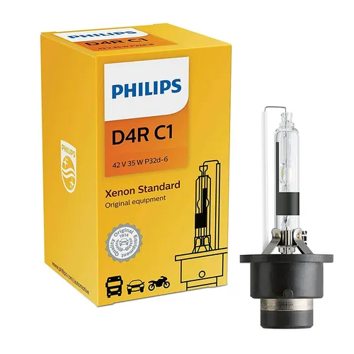 D4R 42406 4200K - Bóng đèn pha xe ôtô xe hơi Xenon Philips D4R 42406 42V 35W C1 sáng vàng tiêu chuẩn 4200K