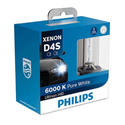  D4S 42403 - Bóng đèn pha xe ôtô xe hơi Xenon Philips PURE WHITE D4S 42403 42V 35W ánh sáng 6000K
