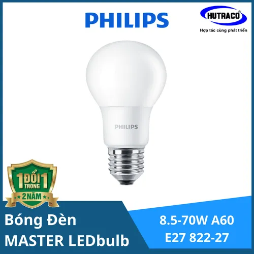 Bóng đèn  Philips MASTER LEDBulb 8.5-70W A60 E27 822-27 230V FR D