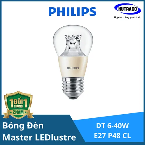 Bóng đèn  Philips MASTER LEDlustre DT 6-40W E27 P48 CL