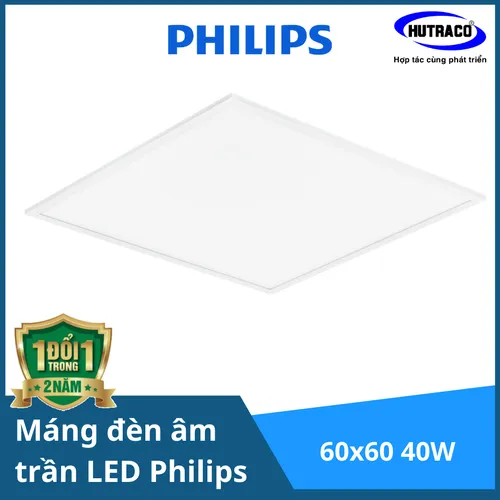 Máng đèn âm trần Philips LED Panel CTL 60x60 40W 865