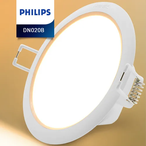 Đèn Downlight âm trần Led Philips G2 LED6/WW 6W 220-240V D90 GM ánh sáng vàng
