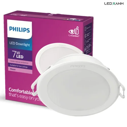 Bộ đèn downlight âm trần Led đổi màu Philips Meson SSW Φ125 SceneSwitch 13W WH recessed