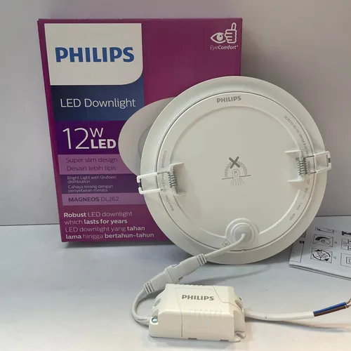 Đèn Downlight âm trần Led Philips siêu mỏng DL262 EC RD D150 12W 6500K W HV SNI 02