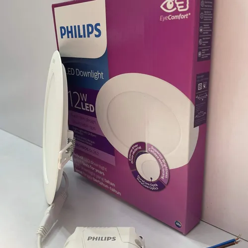 Đèn Downlight âm trần Led Philips siêu mỏng DL262 EC RD D150 12W 6500K W HV SNI 02