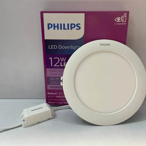 Đèn Downlight âm trần Led Philips siêu mỏng DL262 EC RD D150 12W 6500K W HV SNI 02