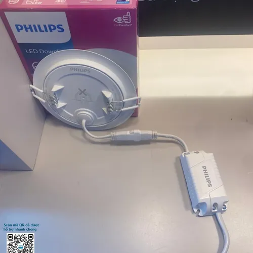 Đèn Downlight âm trần Led Philips siêu mỏng DL262 EC RD D100 6W 4000K W HV SNI 02 