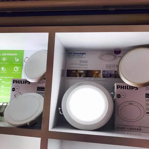 Bộ đèn downlight âm trần LED Philips 59062 Smalu điều khiển bằng Remote 125 RM 9W TW WH recessed LED