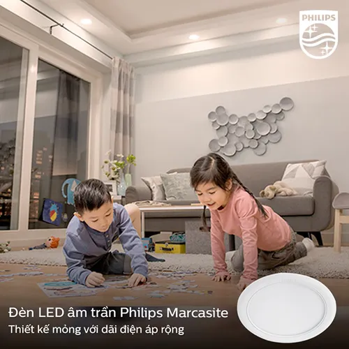 Bộ đèn downlight âm trần LED Philips 59522 MARCASITE 125 12W