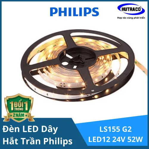 Đèn LED dây chiếu sáng hắt trần trang trí Philips LS155 G2 LED12 L5000 24V 52W/Cuộn