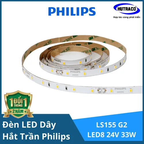 Đèn LED dây chiếu sáng hắt trần trang trí Philips LS155 G2 LED8 L5000 24V 33W/Cuộn 