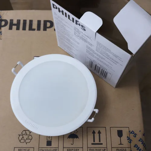 Đèn Downlight âm trần Led Philips 7W D105 ánh sáng trắng 6500K WH recessed LED