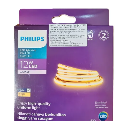 Vẽ Lại Không Gian Bằng Ánh Sáng. Khám Phá Đèn Trang Trí LED Dây Philips Oval LS161 COB 3000K.