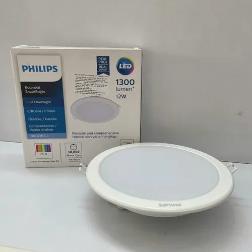 Kiến Tạo Không Gian Hoàn Hảo: Khám Phá Ngay Đèn Downlight Âm Trần Led Philips DN027B SmartBright G3 12W 4000K