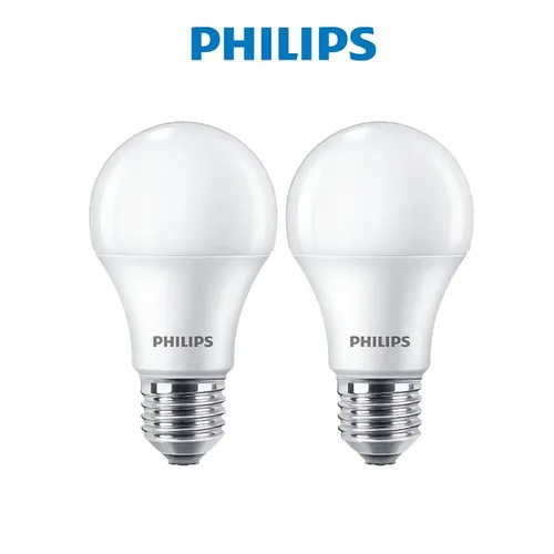 Thắp Sáng Không Gian Sáng Tạo Của Bạn. Trải Nghiệm Combo 2 Bóng Đèn Led Philips Essential 9W E27 3000K.