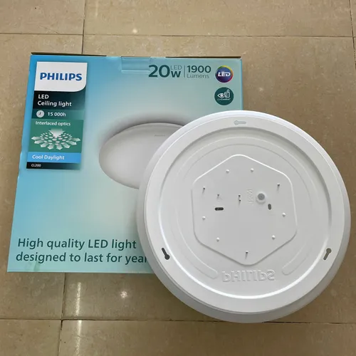 Ánh Sáng Tái Định Nghĩa Không Gian. Trải Nghiệm Đèn Ốp Trần LED Philips Ceiling Light CL200 EC RD 20W 6500K W HV 02 1900lm.
