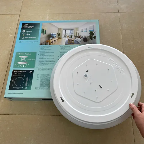 Ánh Sáng Tái Định Nghĩa Không Gian. Trải Nghiệm Đèn Ốp Trần LED Philips Ceiling Light CL200 EC RD 20W 6500K W HV 02 1900lm.