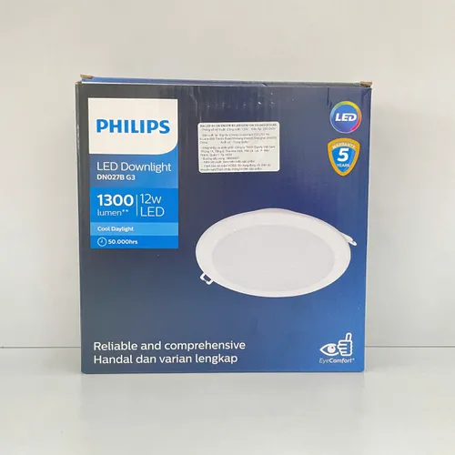 Ánh Sáng Thăng Hoa Cảm Xúc. Khám Phá Đèn Downlight Âm Trần Led Philips DN027B G3 12W.