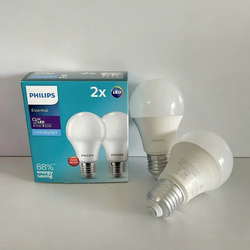 Ánh Sáng Tái Định Nghĩa Không Gian: Trải Nghiệm Combo 2 Bóng Đèn Led Philips Essential 9W E27 6500K
