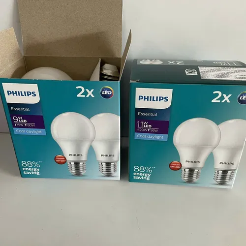 Ánh Sáng Tái Định Nghĩa Không Gian: Trải Nghiệm Combo 2 Bóng Đèn Led Philips Essential 9W E27 6500K