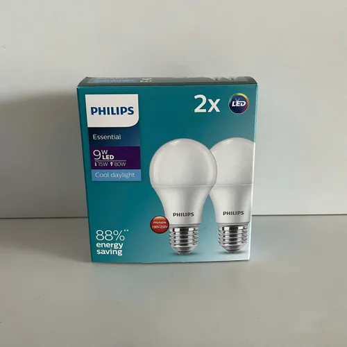 Ánh Sáng Tái Định Nghĩa Không Gian: Trải Nghiệm Combo 2 Bóng Đèn Led Philips Essential 9W E27 6500K
