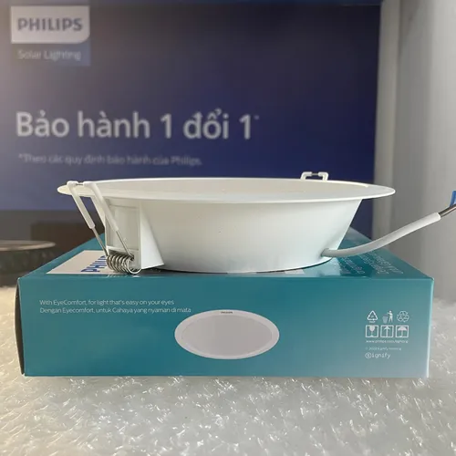 Ánh sáng định hình không gian. Trải nghiệm Đèn downlight âm trần Led Philips Eridani DL190B LED6 D100 7W 840 WH SNI 4000K 550lm.
