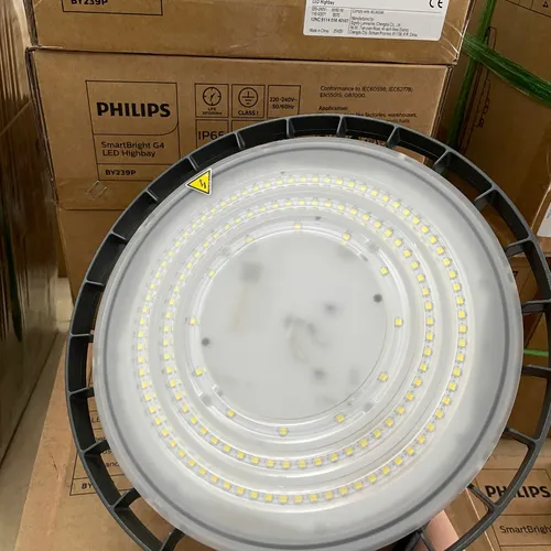 Nâng Tầm Không Gian. Trải Nghiệm Đèn LED Highbay Chiếu Sáng Nhà Xưởng Philips Highbay BY239P 100W LED130/CW PSU GM G2 6500K 13000lm.