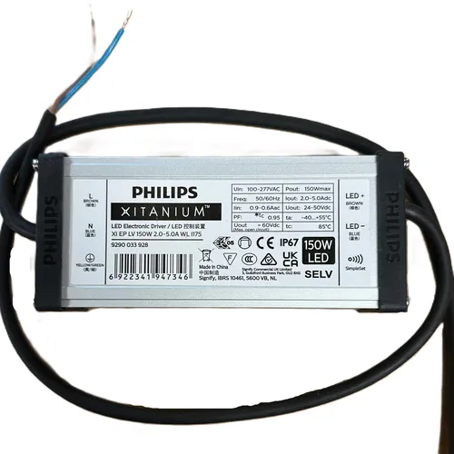 Kiến tạo tương lai ánh sáng. Trải nghiệm Bộ nguồn / Ballast/ tăng phô/ Driver Led Philips Xitanium Xi EP LV 150W 2.0-5.0A WL I175 (AOC).