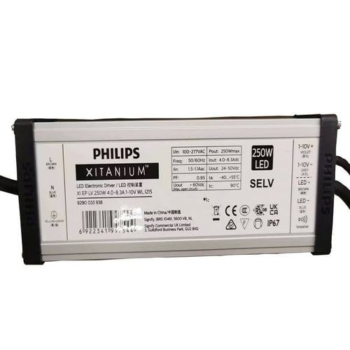 Trải nghiệm Ánh sáng Đỉnh cao: Bộ nguồn Driver LED Philips Xitanium Xi EP LV 250W